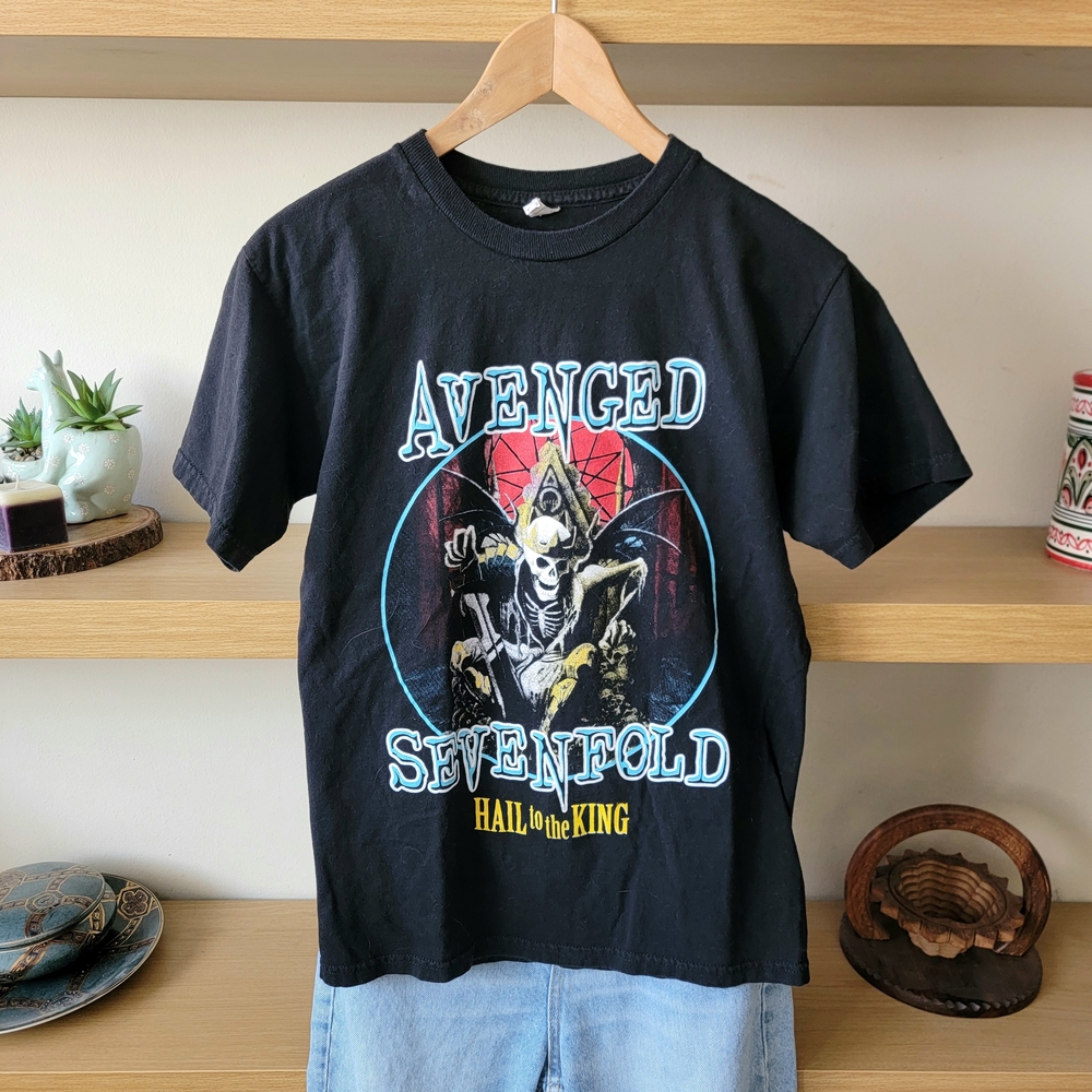 Avenged sevenfold 2013 tour Rock Band T Shirt